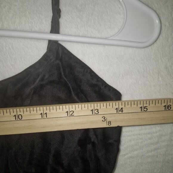 Victoria’s Secret Black Chiffon Floral Slip Chemise – Small, Romantic Y2K Linger - Picture 9 of 9